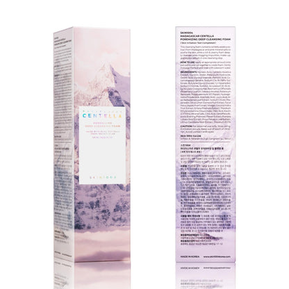 SKIN1004 Poremizing Deep Cleansing Foam, 4.23 fl.oz, 125ml, Makeup Remover, Korean Face Cleanser with Himalayan Pink Salt - Maple Wellness Supplements