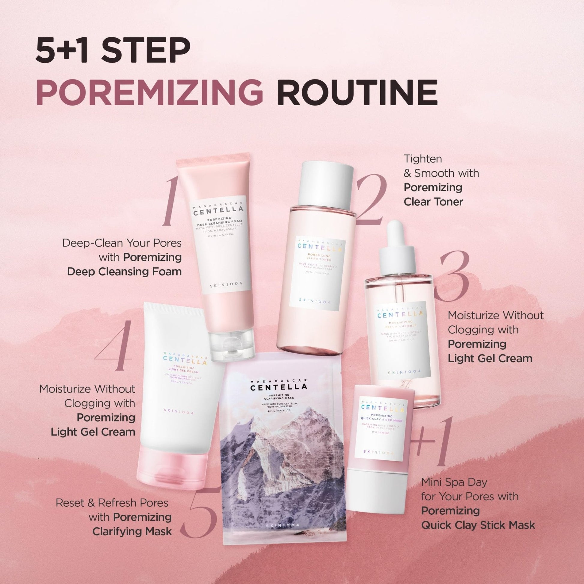 SKIN1004 Poremizing Quick Clay Stick Mask, Face Mask Skincare for Pore Minimizing, Facial Clay Mask with Centella, Pore Minimizer for Sebum Control - Maple Wellness Supplements
