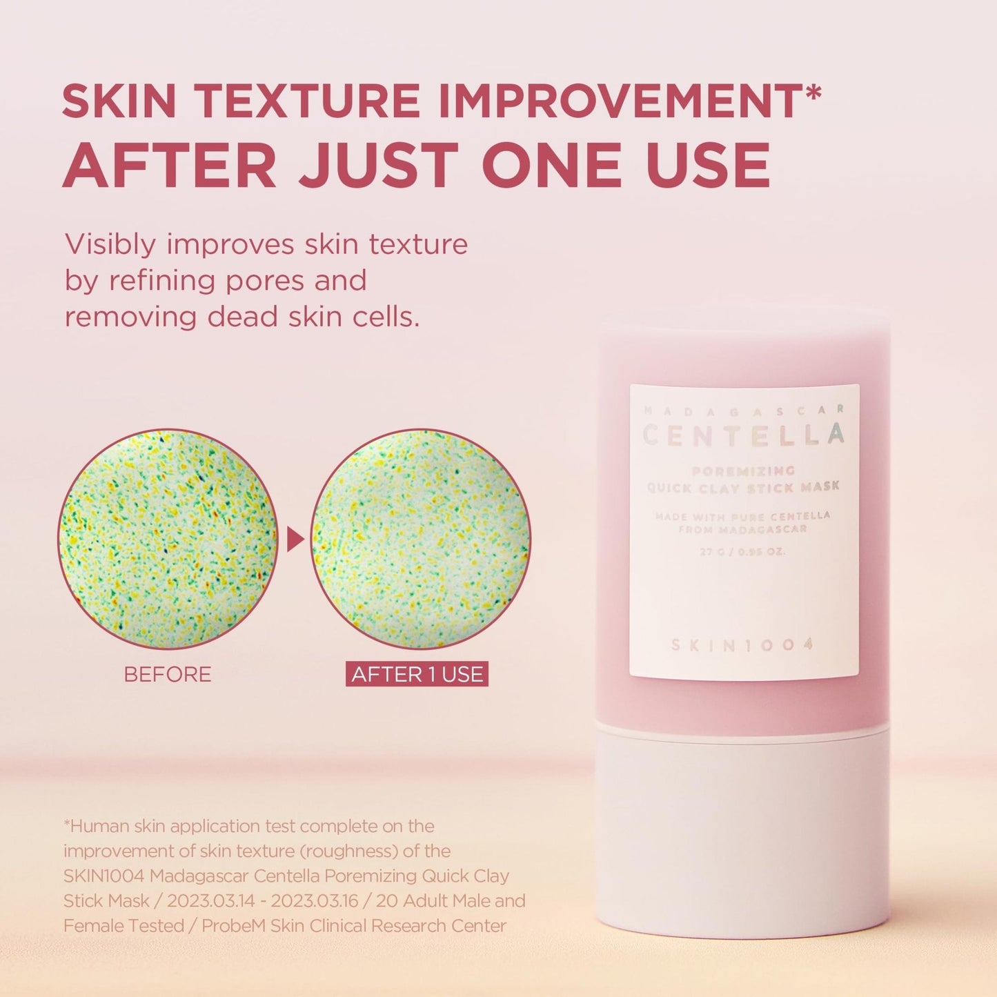 SKIN1004 Poremizing Quick Clay Stick Mask, Face Mask Skincare for Pore Minimizing, Facial Clay Mask with Centella, Pore Minimizer for Sebum Control - Maple Wellness Supplements