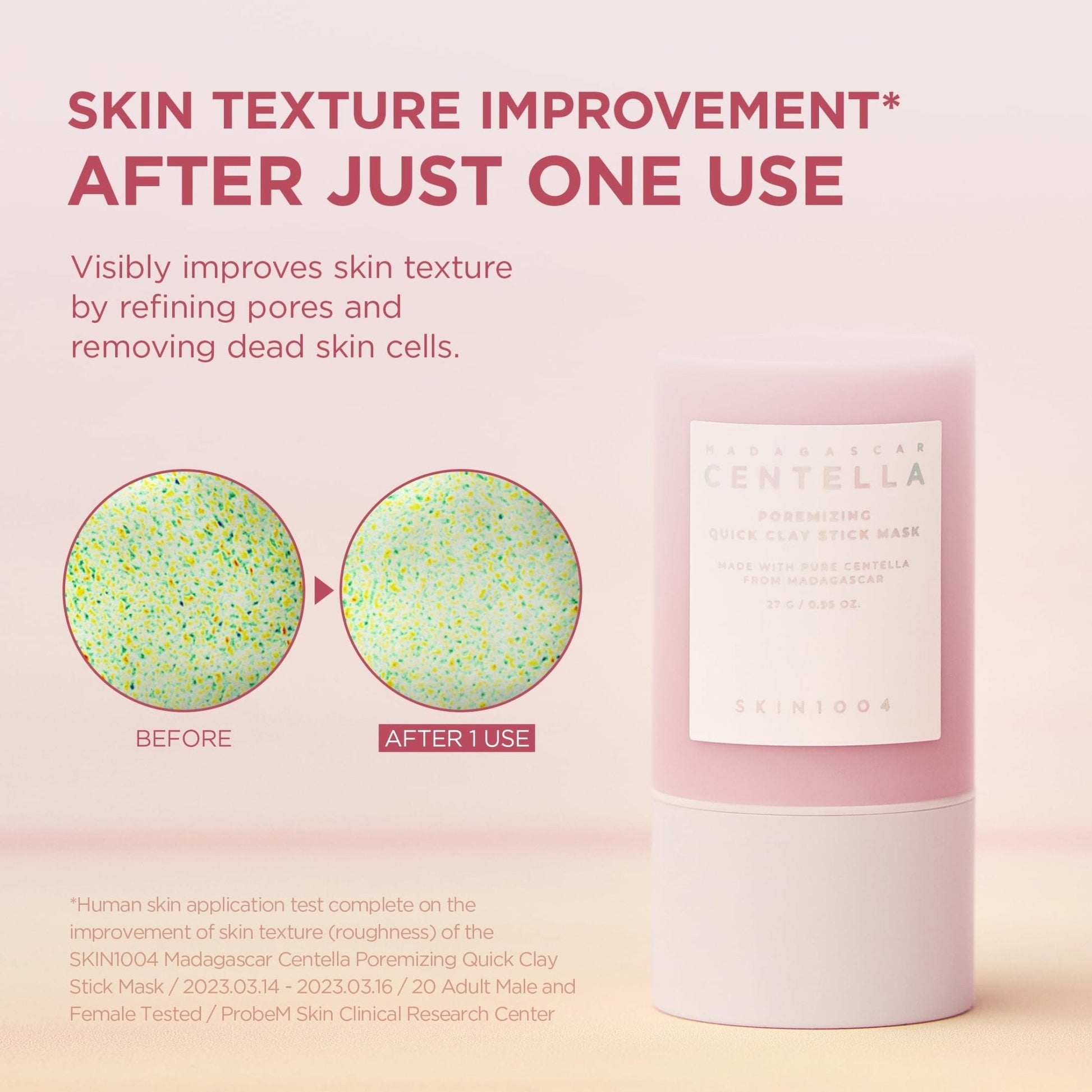 SKIN1004 Poremizing Quick Clay Stick Mask, Face Mask Skincare for Pore Minimizing, Facial Clay Mask with Centella, Pore Minimizer for Sebum Control - Maple Wellness Supplements