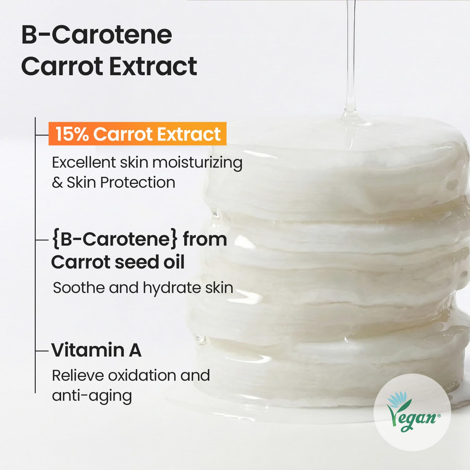 SKINFOOD Carrot Carotene Toner Pads, Hydrating & Soothing for Dry Skin, Instant Cooling, After Sun & Heat Care, Cotton Facial Toner Pads, Korean Skincare for Face (60 Counts) - Maple Wellness Supplements