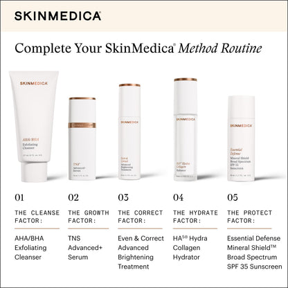 SkinMedica AHA/BHA Exfoliating Face Wash (NEW PACKAGING),Gentle Facial Exfoliating Scrub with Jojoba Oil for Smoother, Radiant Skin - Helps Improve the Appearance of Skin Tone & Texture (6 Fl Oz) - Maple Wellness Supplements