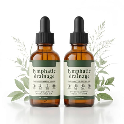 Skrmooning Lymphatic Drainage Drops -2 Pack Organic Lymphatic Drainage Supplement, Reduces Swelling, Boosts Immunity Vitality,Enhance Clarity, Portable Dropper Design, 2 Fl Oz - Maple Wellness Supplements