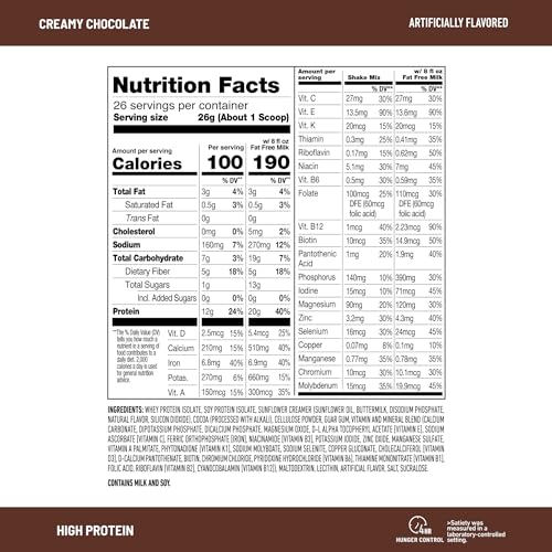 SlimFast High Protein Meal Replacement Powder, 26 Servings, Advanced Nutrition - Maple Wellness Supplements