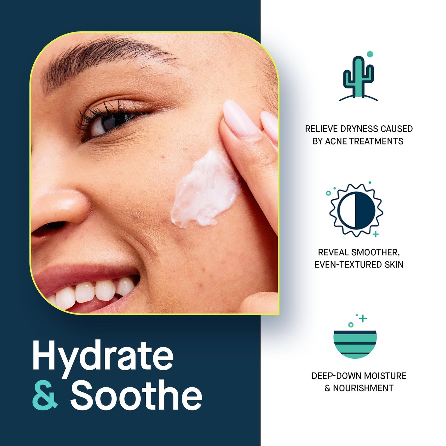 SLMD by Dr. Pimple Popper | Hyaluronic Acid Face Moisturizer 2.0 fl. oz. Hyaluronic Acid Moisturizer Cream for Face, Lightweight, Oil-Free Hydration for All Skin Types, Smooths & Soothes. - Maple Wellness Supplements