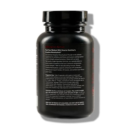 SMARTERNUTRITION Creatine Monohydrate Pills with 2500mg (2.5g) Per Serving, Vegan Capsules - Pre & Post Workout Recovery Support, Promotes Muscle Mass &. Endurance - 60 Count[30-Day Supply] - Maple Wellness Supplements