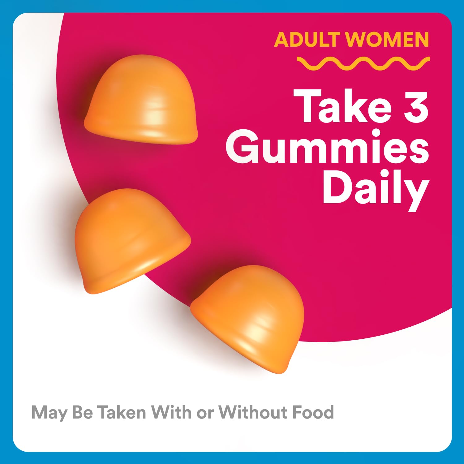 SmartyPants Zero Sugar Women’s Multivitamin Gummies: Biotin, Methylfolate, Omega 3 (ALA), Vitamin D3, C, Vitamin B12, B6, A, K, Zinc, Inositol - Maple Wellness Supplements