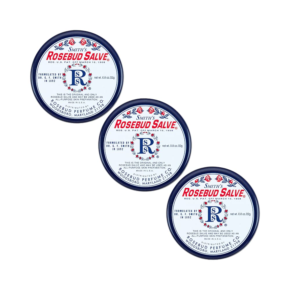 Smith's Rose Lip Balm Bulk- 3x0.5oz Premium All Purpose Lip Gloss Tubes & 3x0.8oz Lip Treatment Salve - Trio Lip Balm Tubes for Plump Lips & Cracked Skin Care - Christmas Gift Set, EBook - Maple Wellness Supplements