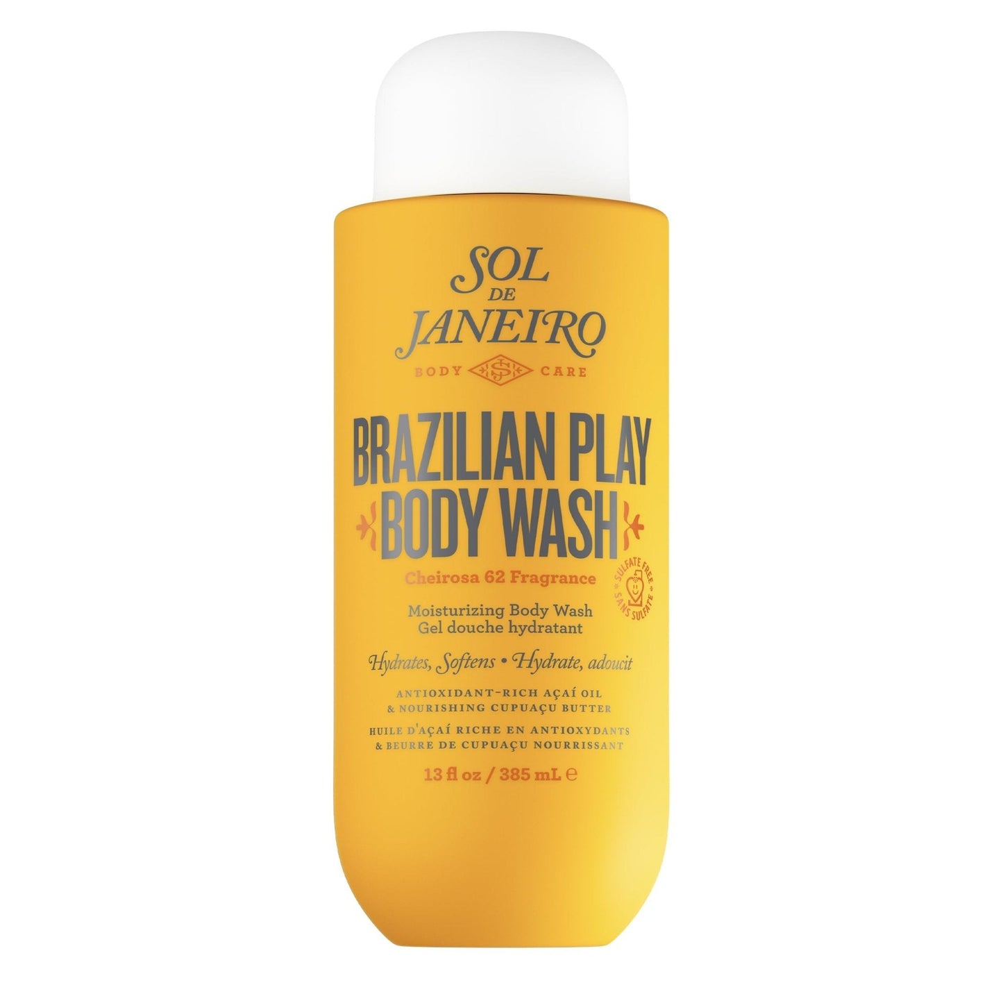 Sol de Janeiro Brazilian Play Moisturizing Shower Cream Gel Body Wash 385mL/13.0 fl oz. - Maple Wellness Supplements