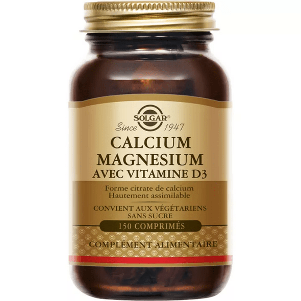 Solgar Calcium Magnesium with Vitamin D3 150 tablets - Maple Wellness Supplements
