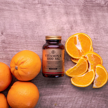 Solgar Vitamin C 1000mg - Healthy Immune System - Helps Fight Free Radicals - Vegan - Maple Wellness Supplements