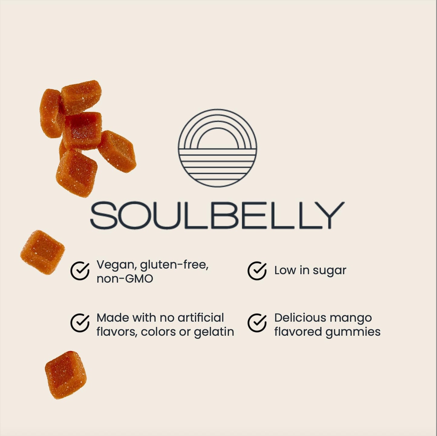 SOULBELLY Super Immunity | Remedy Vitamin Gummies for Immune Support | Vegan | Gluten-Free | Non-GMO | 60 Count - Maple Wellness Supplements