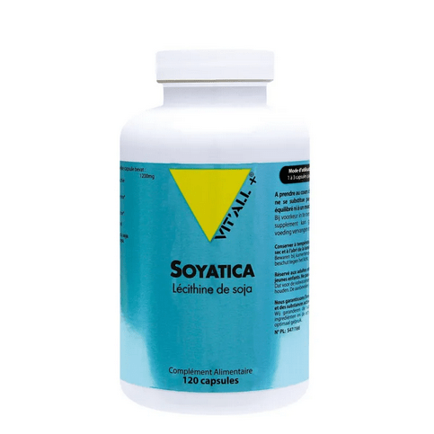 Soyatica Lecithine 1200mg 120 capsules VIT'ALL+ - Maple Wellness Supplements