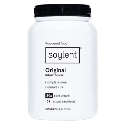 Soylent Complete Nutrition Gluten-Free Vegan Protein Meal Replacement Powder, Original, 36.8 Oz - Maple Wellness Supplements