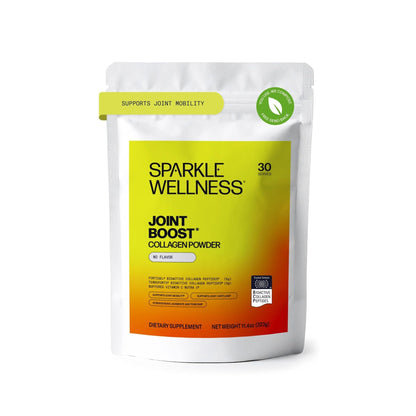 Sparkle Wellness FORTIGEL & TENDOFORTE Collagen Peptides | Collagen Powder with Calcium Ascorbate Vitamin C to Support Joint Mobility, Tendon & Ligament Health | Joint Boost (No Flavor) [30-Serves] - Maple Wellness Supplements
