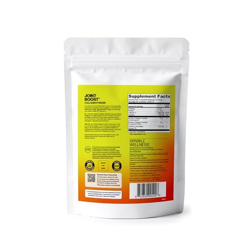 Sparkle Wellness FORTIGEL & TENDOFORTE Collagen Peptides | Collagen Powder with Calcium Ascorbate Vitamin C to Support Joint Mobility, Tendon & Ligament Health | Joint Boost (No Flavor) [30-Serves] - Maple Wellness Supplements