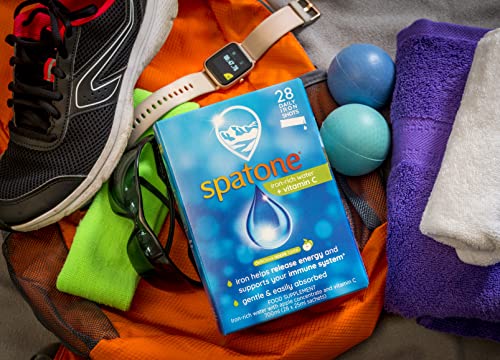 Spatone Natural Liquid Iron Supplement, Apple Flavour With Vitamin C (28 Sachets) - Maple Wellness Supplements