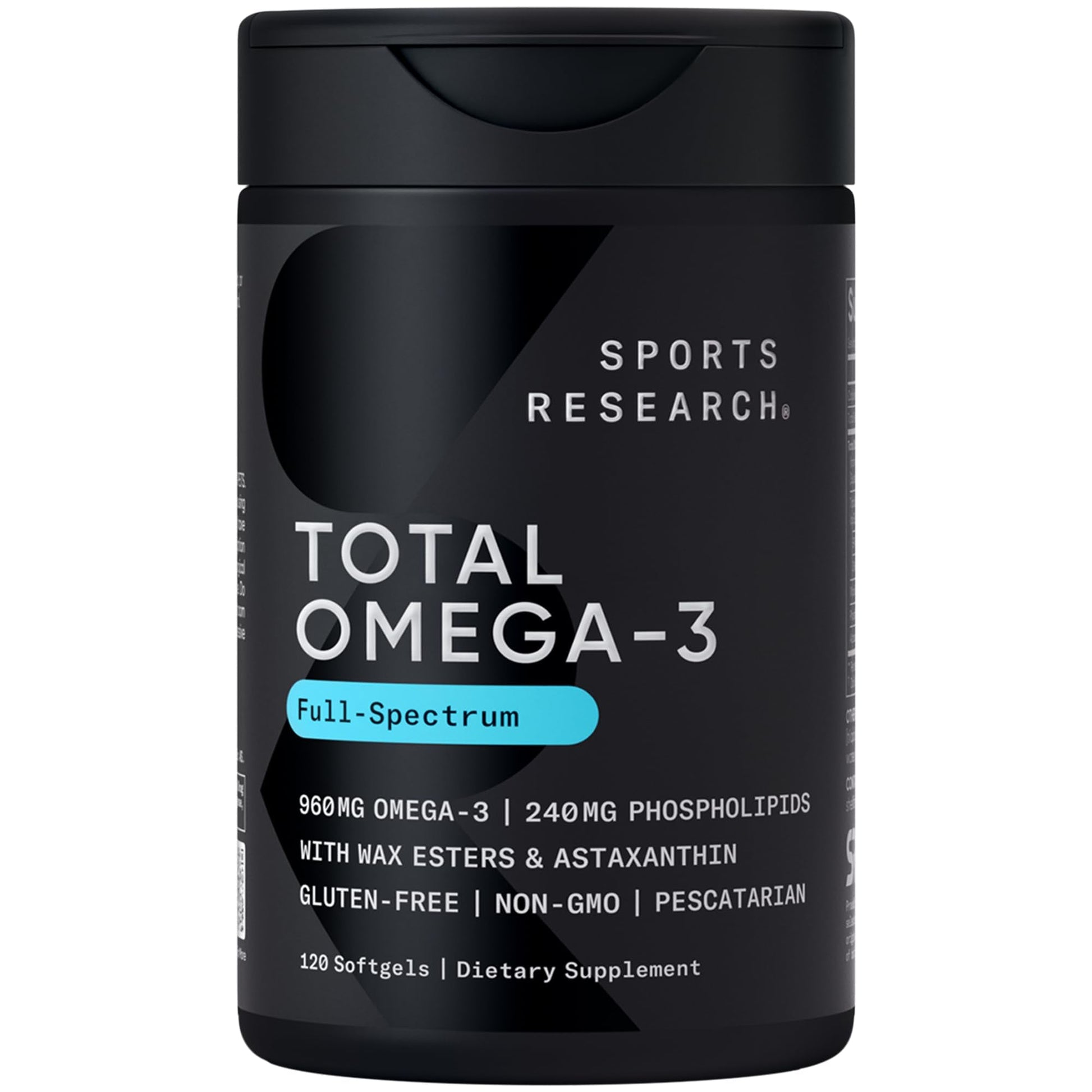 Sports Research® 2-in-1 Pack - Total Omega-3 Fish Oil 2200mg - 960mg of EPA & DHA, and Vitamin D3 5000iu + K2 100mcg - Maple Wellness Supplements