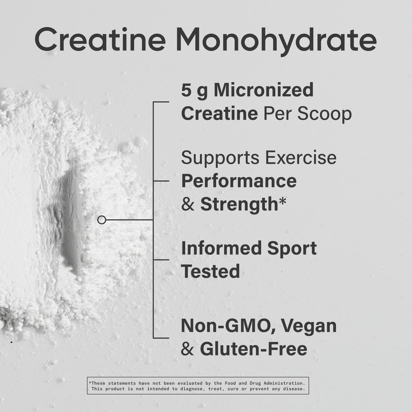 Sports Research Creatine Monohydrate - Gain Lean Muscle, Improve Performance and Strength and Support Workout Recovery* - 5 g Micronized Creatine - 17.64 oz - Maple Wellness Supplements