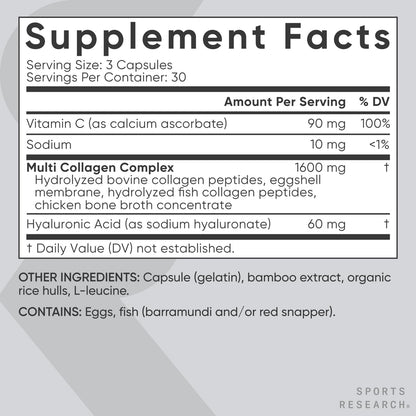 Sports Research® Healthy Hair Essentials - Biotin 10,000mcg with Organic Coconut Oil Vitamin B7 for Healthy Skin and Hair Support + Multi Collagen Pills Peptides with Hyaluronic Acid & Vitamin C - Maple Wellness Supplements
