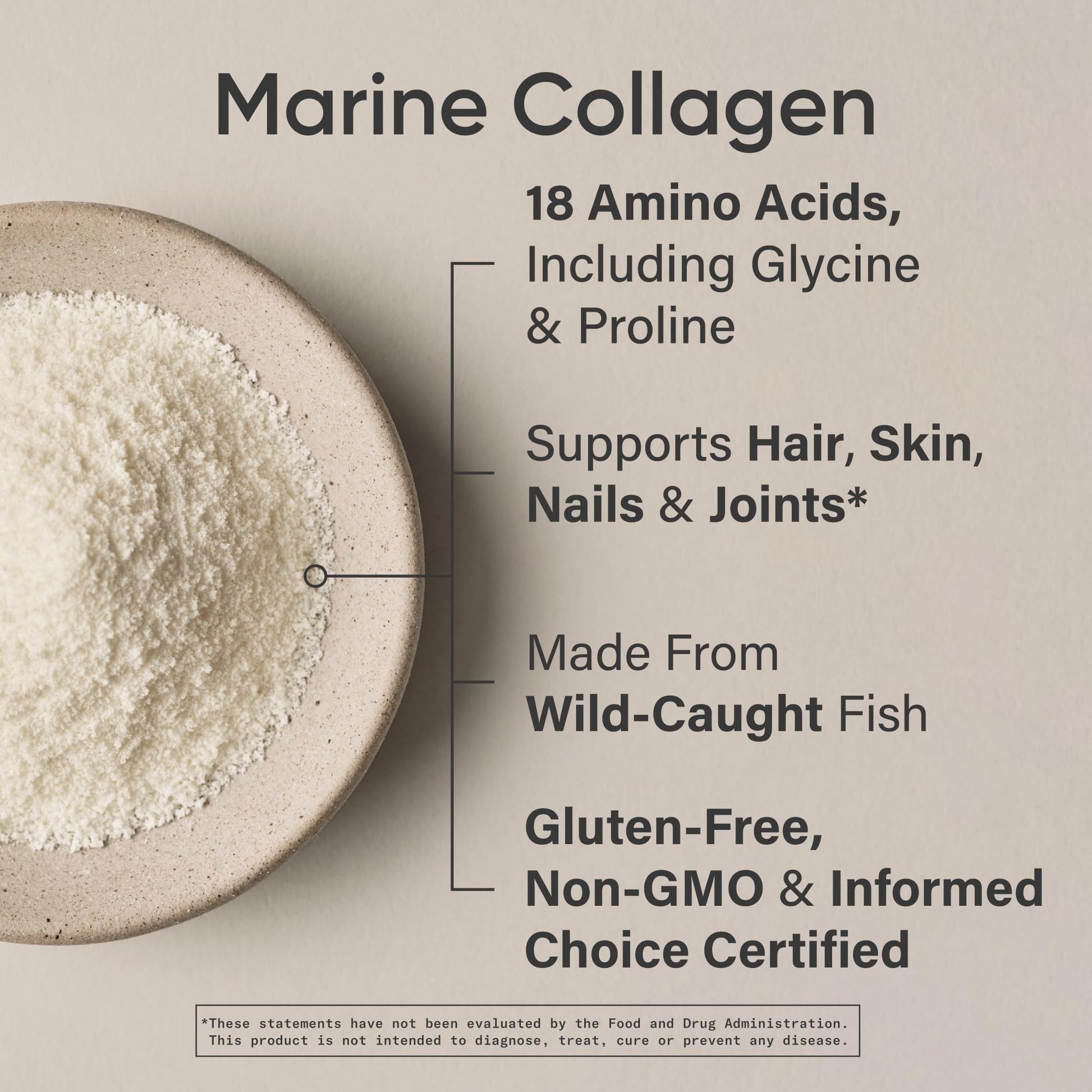 Sports Research Marine Collagen Peptides Powder - Sourced from Wild-Caught Fish, Pescatarian Friendly, Keto Certified & Non-GMO Tested - Maple Wellness Supplements
