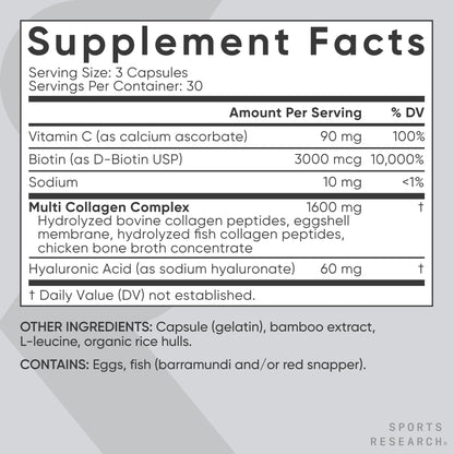 Sports Research® Supplements for Women Pack - Phytoceramides 350mg for Healthy Skin and Hydration + Biotin-Infused Collagen Peptides Complex - Maple Wellness Supplements