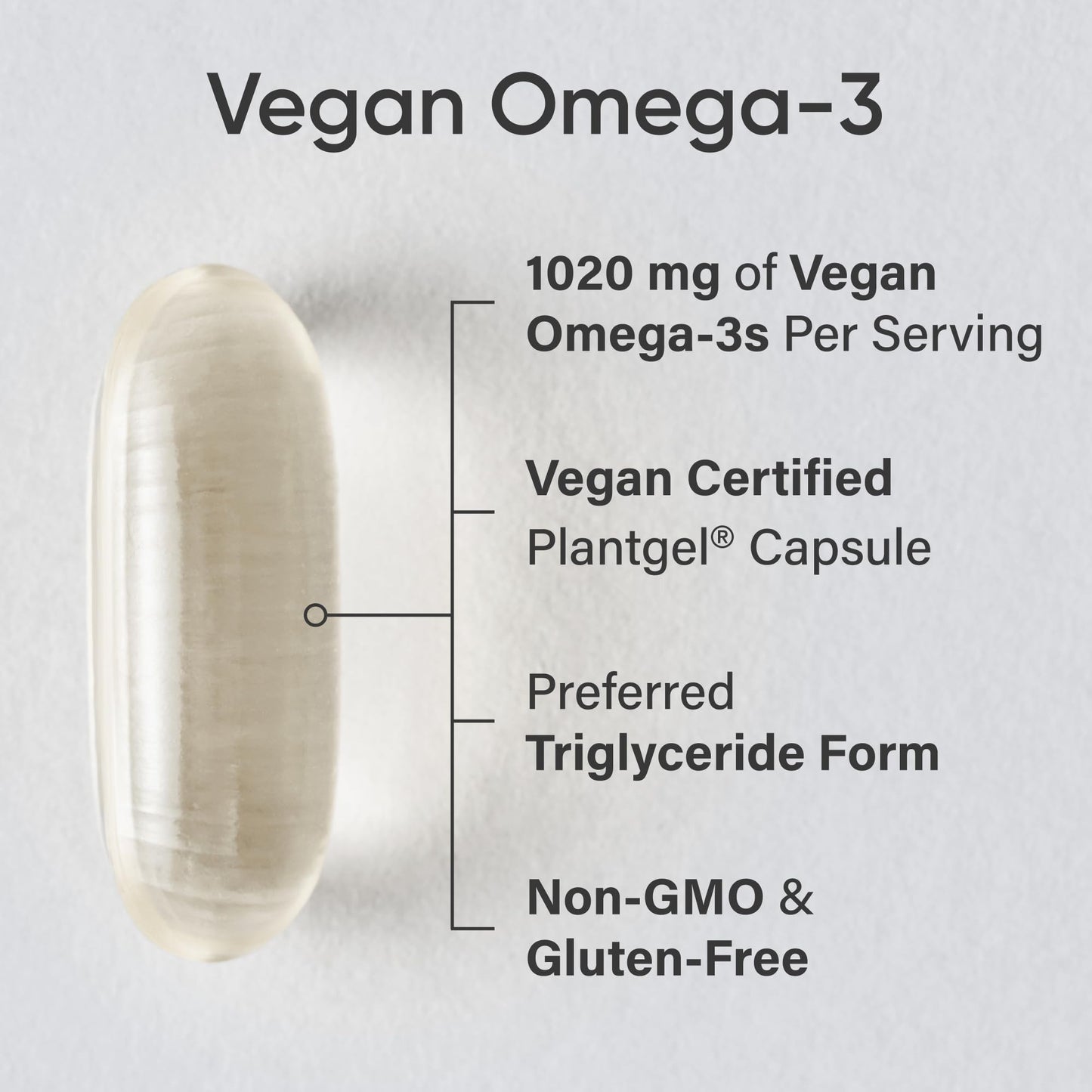 Sports Research Vegan Omega-3 Fish Oil Alternative from Algae Oil - Highest Levels of Vegan DHA & EPA Fatty Acids | Non-GMO Tested & Vegan Certified - 60 Veggie Softgels (Carrageenan Free) - Maple Wellness Supplements