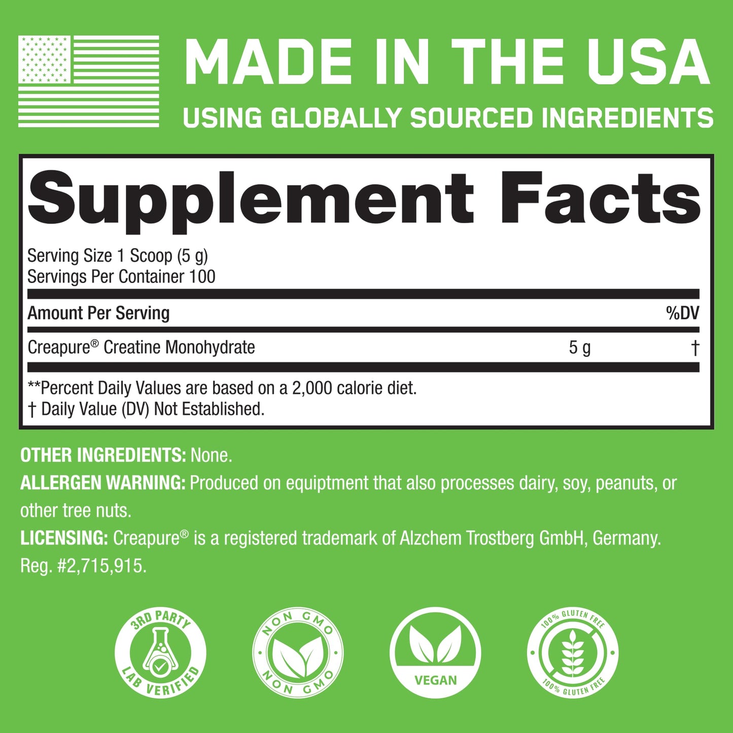 SteelFit Creapure Creatine Monohydrate Powder, Unflavored - German Micronized Creatine Powder for Men & Women - Gym Workout Nutritional Supplements for Muscle Gain - Maple Wellness Supplements