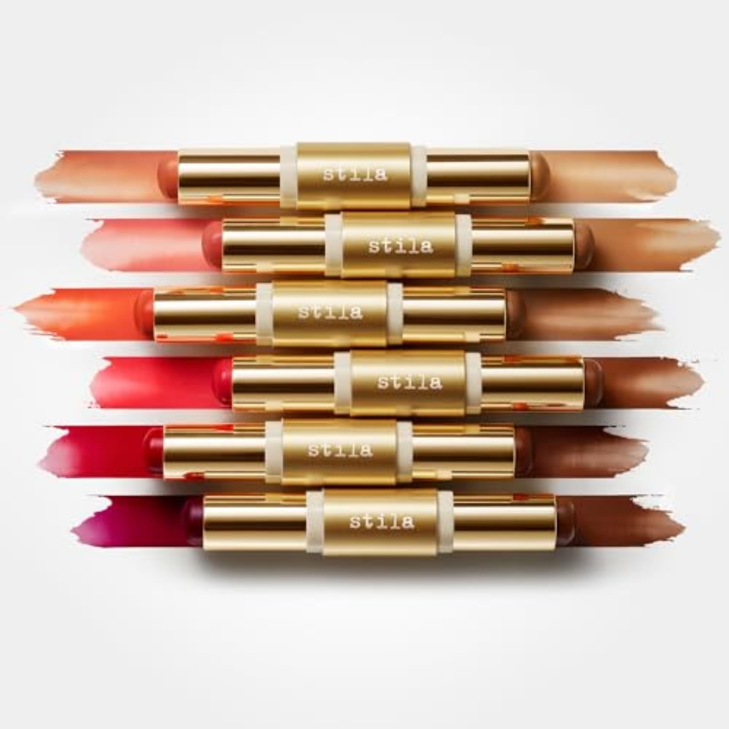 Stila Blush & Bronze Hydro-Blur Cheek Duo, Grapefruit & Caramel - Maple Wellness Supplements