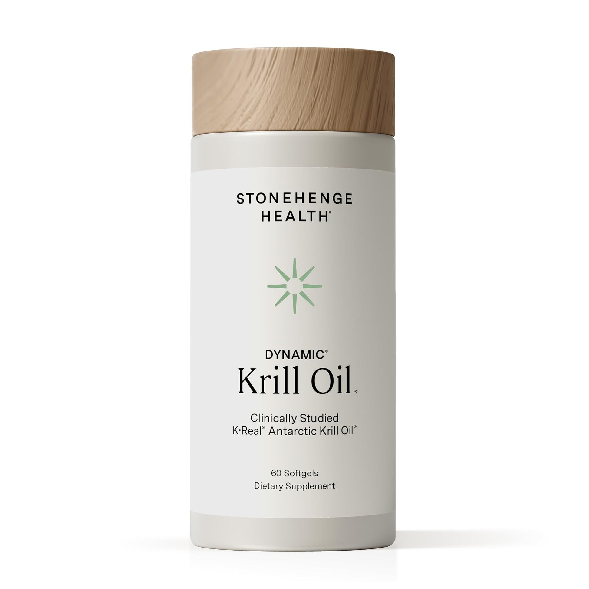 Stonehenge Health Dynamic Krill Oil 1600mg – Triple Strength Antarctic Omega-3 Supplement with EPA, DHA, Phospholipids & 2mg Astaxanthin – Supports Heart, Brain, Skin, Joint & Eye Health – 60 Softgels - Maple Wellness Supplements