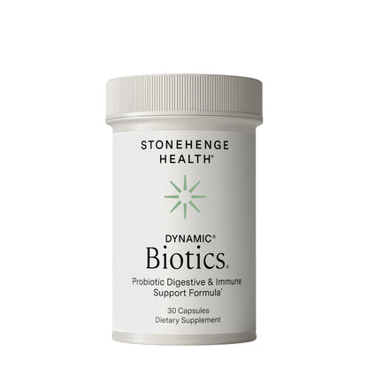 Stonehenge Health Probiotics 55 Billion CFU - 16 Strains, Prebiotic, Synbiotics Dynamic Biotics - Lactobacillus Acidophilus, Delayed Release - Maple Wellness Supplements