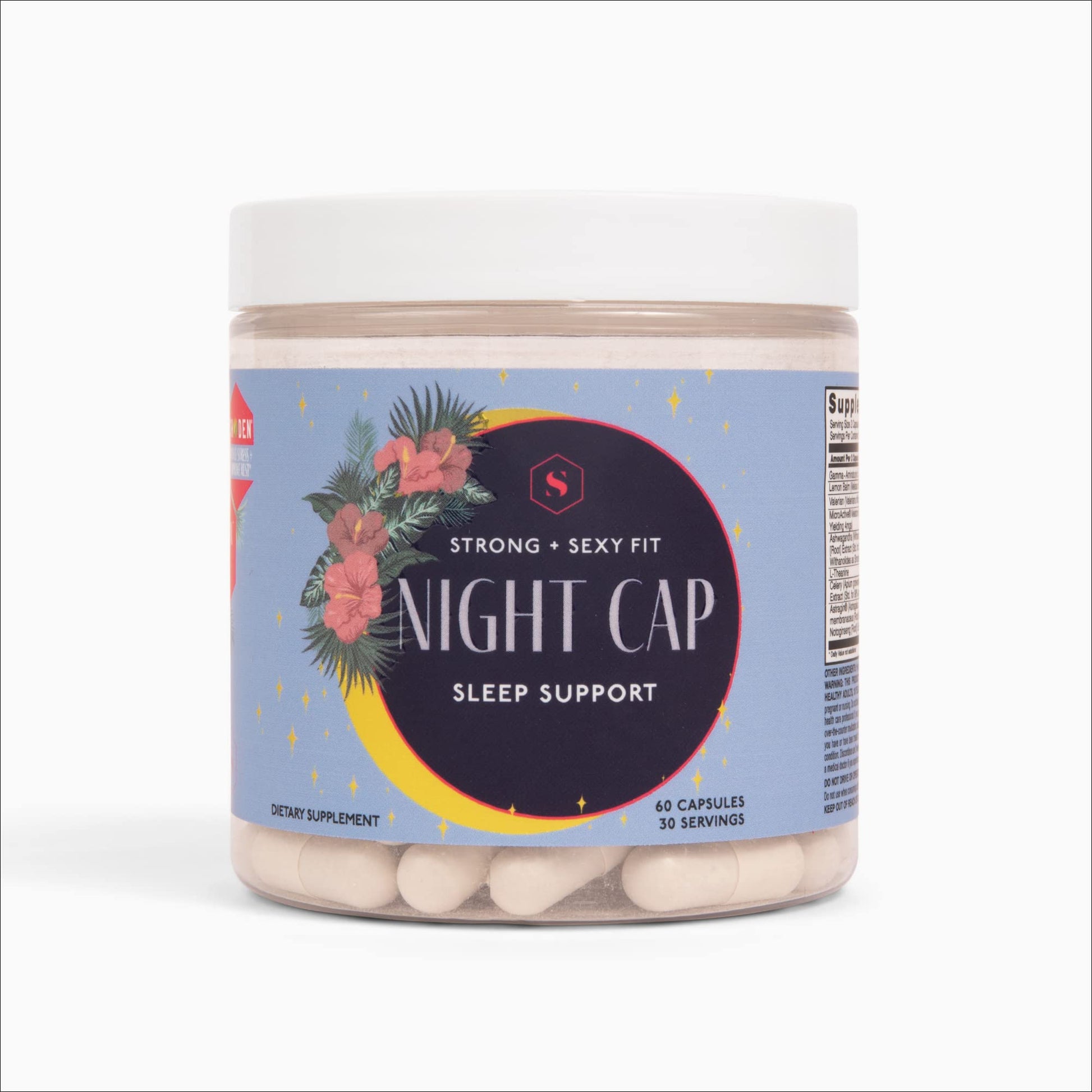 Strong + Sexy Fit Night Cap Sleep Support, Supplement to Help You Fall Asleep Faster - Maple Wellness Supplements