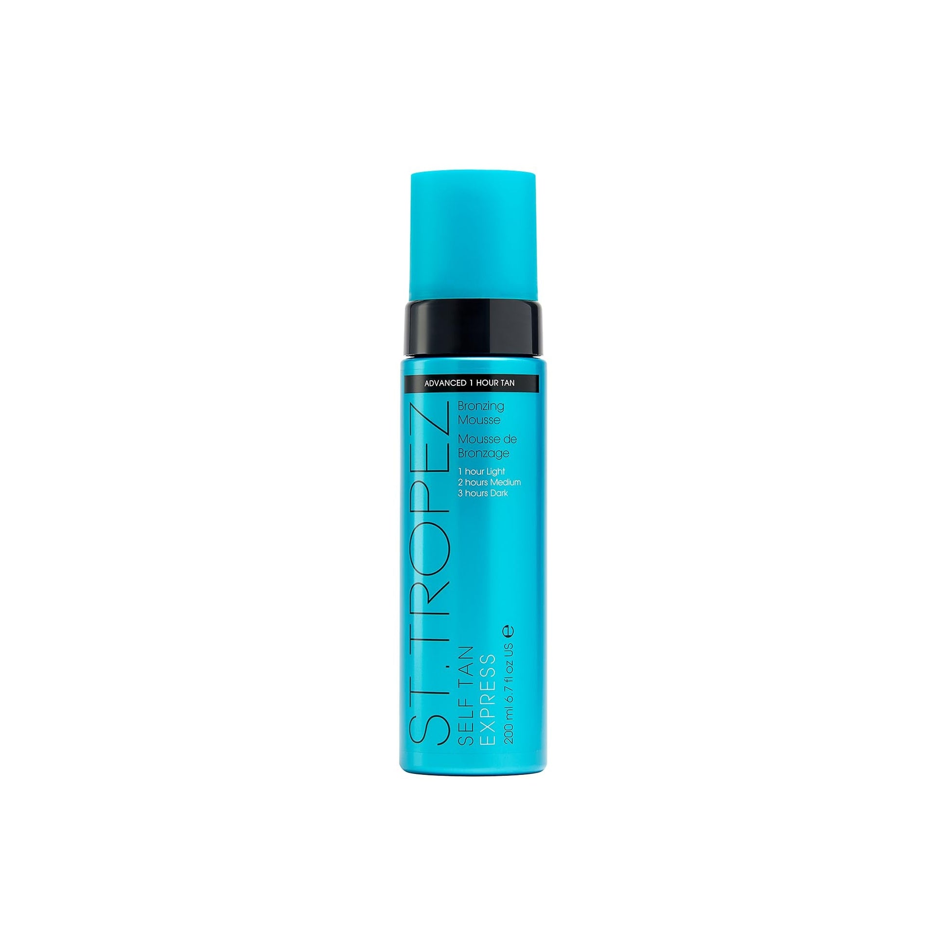 St.Tropez Light/Medium/Dark 1-3 hr Express Mousse for a Streak-Free, Natural Sunless Tan with Fast Application and Flawless Results, Cruelty-Free & Vegan, 6.7 fl oz - Maple Wellness Supplements