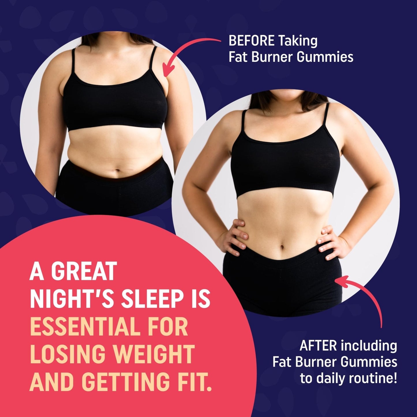 Sugar-Free Night Time Fat Burner Gummies for Sleep & Weight Loss Support | Hunger - Maple Wellness Supplements