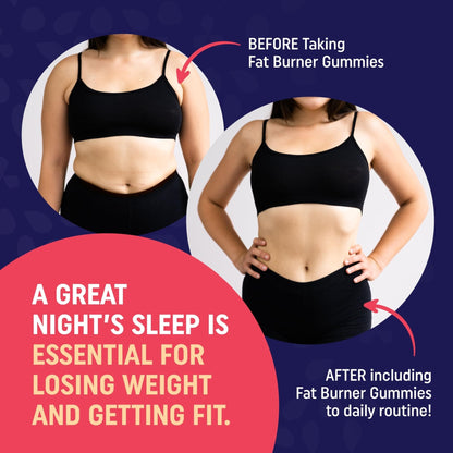 Sugar-Free Night Time Fat Burner Gummies for Sleep & Weight Loss Support | Hunger - Maple Wellness Supplements