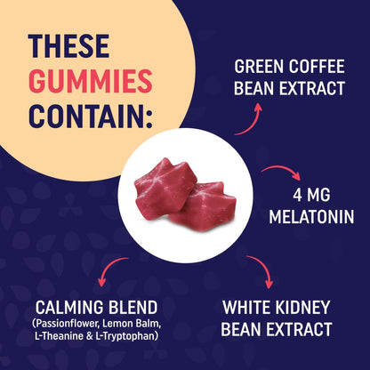Sugar-Free Night Time Fat Burner Gummies for Sleep & Weight Loss Support | Hunger - Maple Wellness Supplements