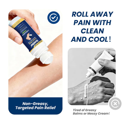 Sumifun Foot Pain Relief Lidocaine Roll-On - Maximum Strength OTC for Plantar Fasciitis & Heel Pain - Fast-Drying, Non-Greasy Formula, 2.5 Fl Oz * 2 - Maple Wellness Supplements