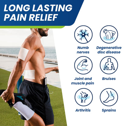 Sumifun Lidocaine Pain Relief Patches - Fast, Targeted Therapy Simple Backache, Soreness, Sprain, Joint Pain with Maximum Strength 4% Lidocaine and 1% Menthol (Large, Count, 31) NDC 83602-172-31 - Maple Wellness Supplements