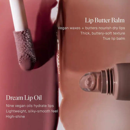 Summer Fridays Dream Lip Oil - Hydrating Tinted Lip Gloss Oil - Non-Sticky Formula with Skincare Benefits for Long-Lasting Softness + Shine - Effortless Beauty Gifts - Soft Mauve (0.15 Oz) - Maple Wellness Supplements