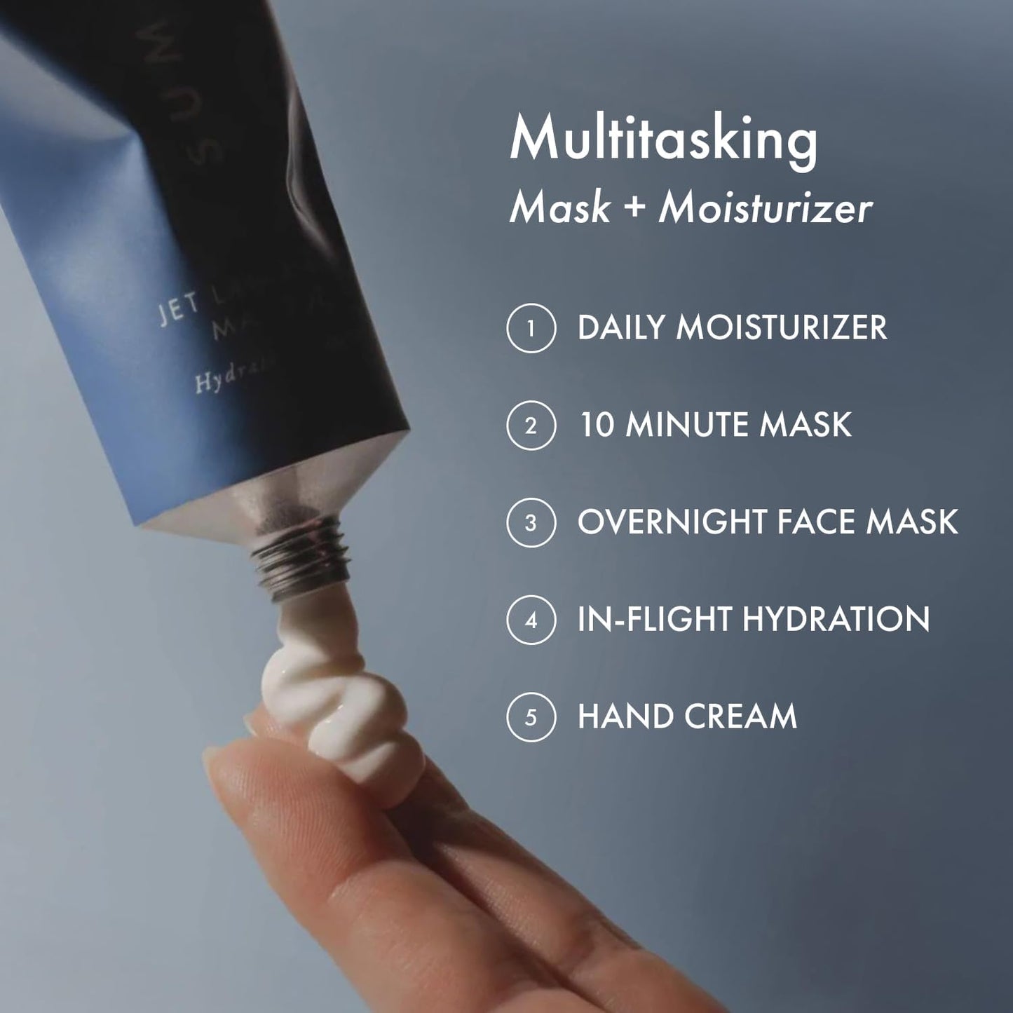 Summer Fridays Jet Lag Mask - Hydrating Face Moisturizer + Mask - Enriched with Hyaluronic Acid, Niacinamide, Glycerin + Antioxidants Helps Nourish Skin for a Renewed + Radiant Complexion (2.25 Oz) - Maple Wellness Supplements