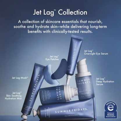 Summer Fridays Jet Lag Under Eye Patches - Hydrating & Depuffing Hydrogel Eye Masks - Maple Wellness Supplements