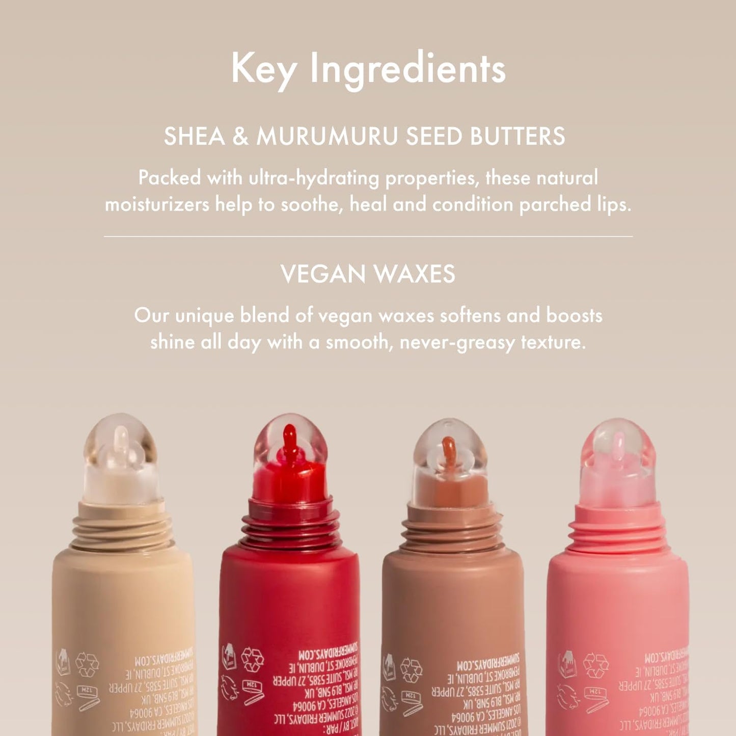 Summer Fridays Tinted Lip Butter Balm - Conditioning Vegan Lip Balm for Instant Moisture - Maple Wellness Supplements