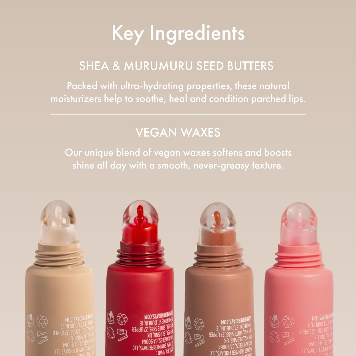 Summer Fridays Tinted Lip Butter Balm - Conditioning Vegan Lip Balm for Instant Moisture - Maple Wellness Supplements