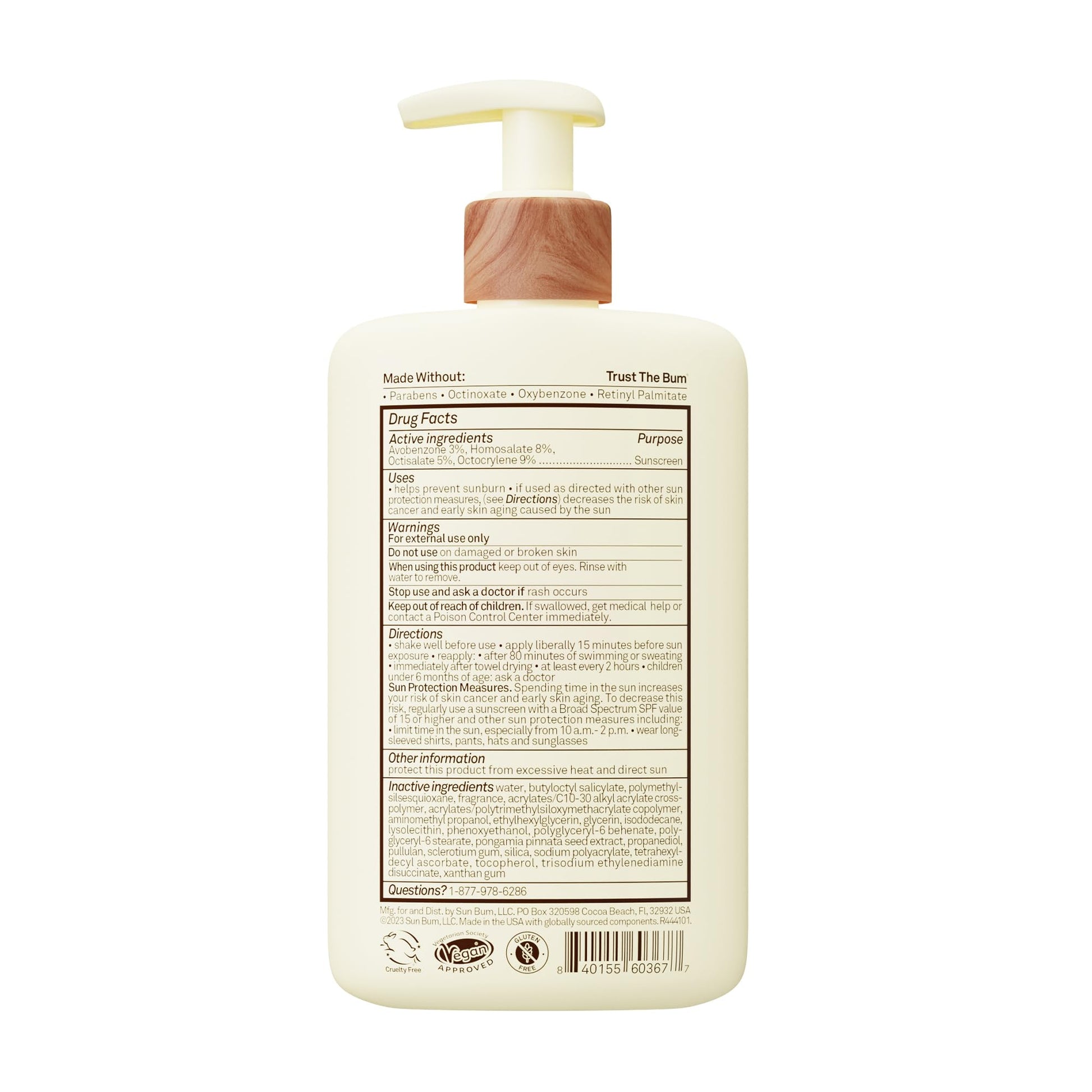 Sun Bum Daily SPF 50 Sunscreen Body Lotion - Broad Spectrum Moisturizing Sunscreen - Maple Wellness Supplements