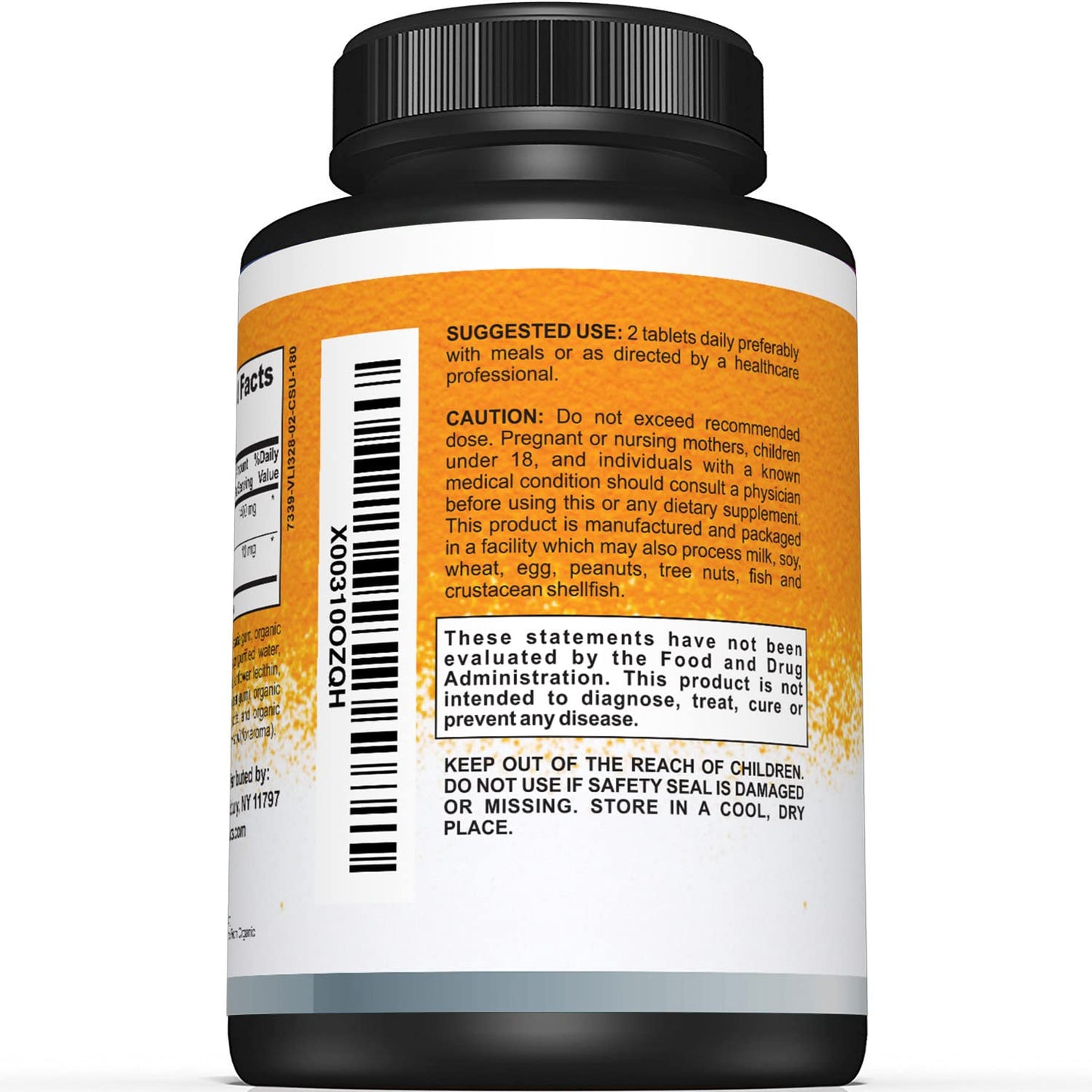 Sunergetic USDA Certified Organic Turmeric Supplement – Includes Organic Turmeric - Maple Wellness Supplements