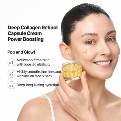 SUNGBOON EDITOR Deep Collagen Retinol Capsule Cream | For Fine Lines and Dry Skin - Maple Wellness Supplements