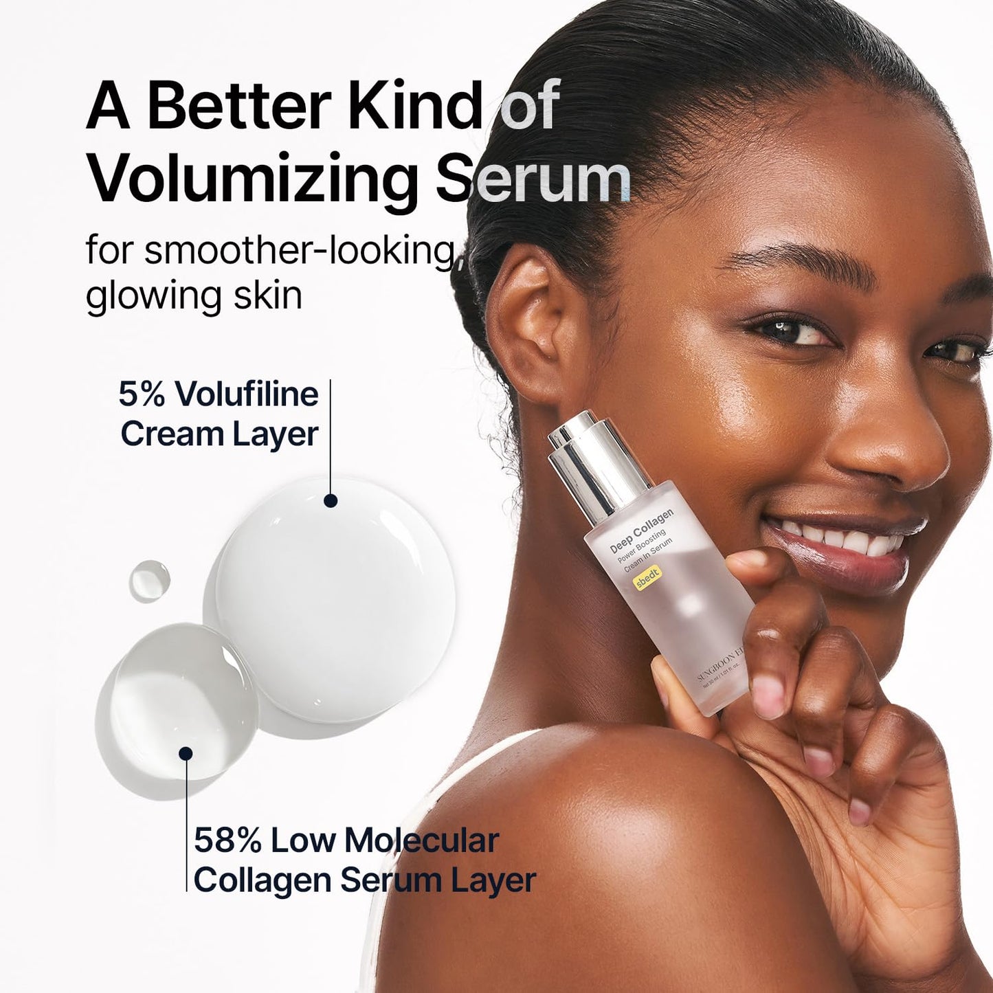 SUNGBOON EDITOR Deep Collagen Serum | 5% Volufiline + 58% Low Molecular Collagen - Maple Wellness Supplements