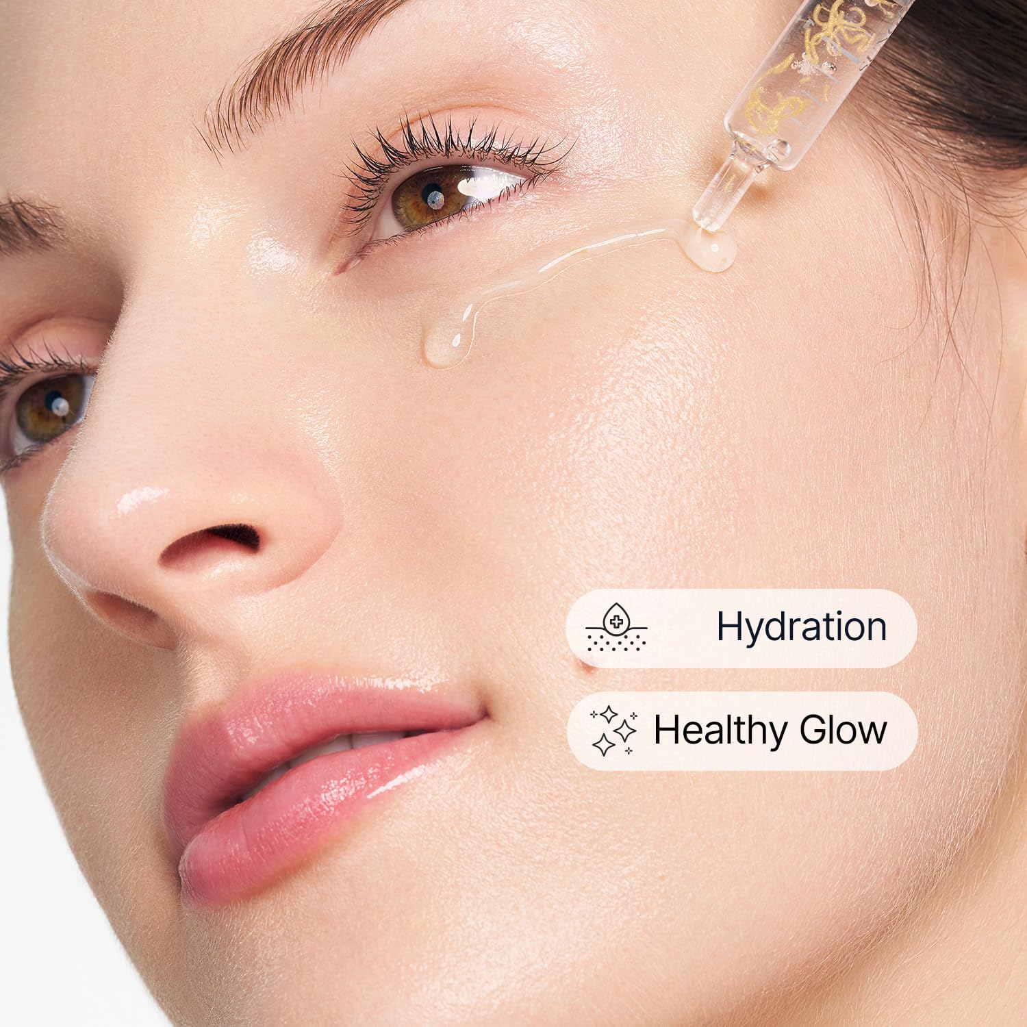 SUNGBOON EDITOR Glow Intensive Silk Peptide Ampoule, Copper Peptides Serum for Face with Collagen & Multi Peptides - Maple Wellness Supplements