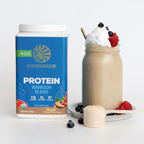 Sunwarrior Vegan Organic Protein Powder Plant-Based | BCAA Amino Acids Hemp Seed - Maple Wellness Supplements