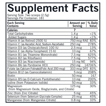 Super Nu-Thera Powder - Hypoallergenic - Unflavored - 16 Ounces - Maple Wellness Supplements
